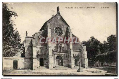 CPA Villeneuve Saint Georges L'eglise