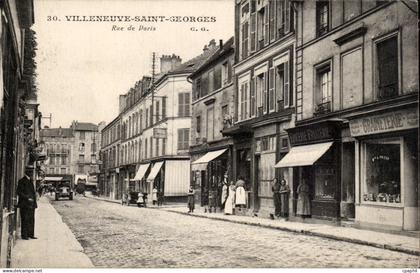 CPA Villeneuve Saint Georges Rue de Paris