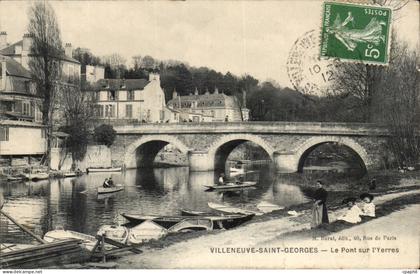 Villeneuve Saint Georges CPA Le pont sur l'Yerres