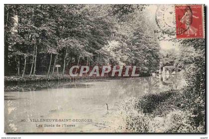Villeneuve Saint Georges CPA les bords de l'Yerres