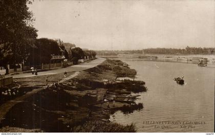 Villeneuve Saint Georges CPA les quais
