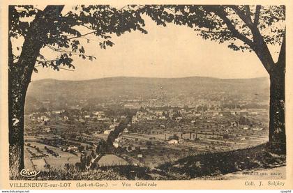 CPA Villeneuve sur Lot (Lot et Gar) Vue Generale