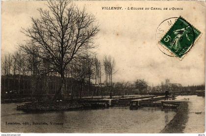 CPA VILLENOY L'Ecluse du Canal de l'Ourcq (1328890)