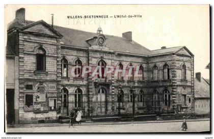 CPA Villers Bretonneux L'Hotel de Ville