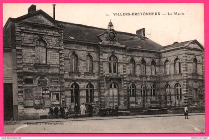 Villers Bretonneux - PUB BYRRH sur La Mairie - Edit. DEWAILLY DEMEIGNEUX - 1916