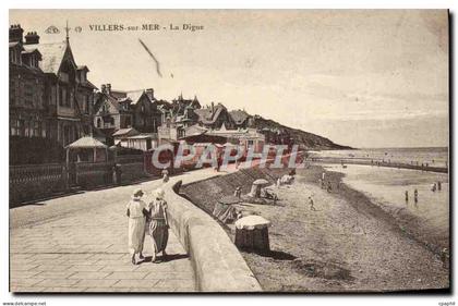 CPA Villers Sur Mer La Digue