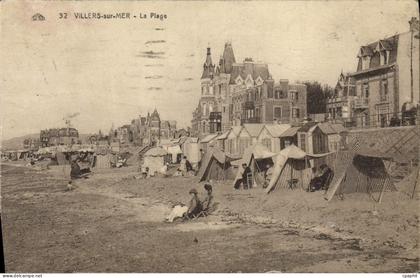 CPA Villers sur Mer La Plage