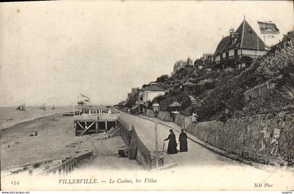 CPA Villerville Le Casino les Villas