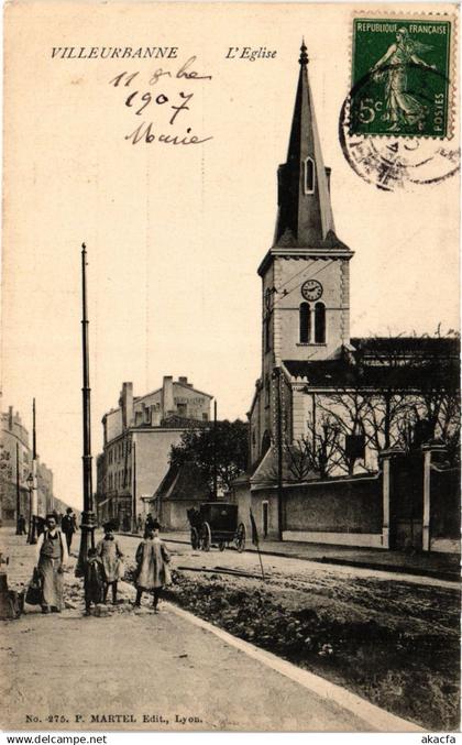 CPA VILLEURBANNE - Église (635809)