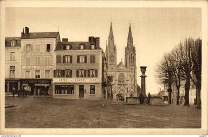 CPA Vimoutiers Place Cour Aux Moines
