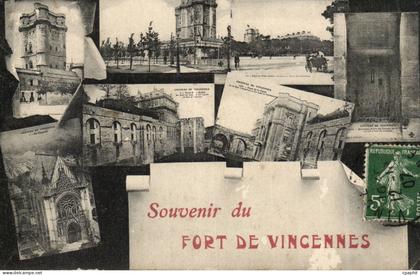 Vincennes- Souvenir du Fort de Vincennes-CPA