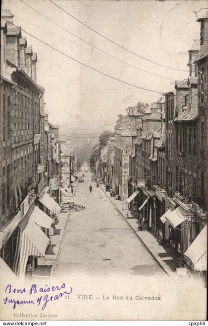 Vire CPA Rue du Calvados