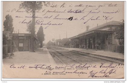 VIROFLAY   LA GARE DE VIROFLAY   EN 1903