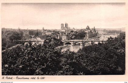 Paris - Panorama vers la Cité
