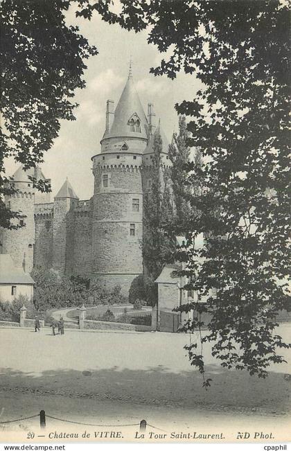 CPA Chateau de Vitre La Tour Saint Laurent