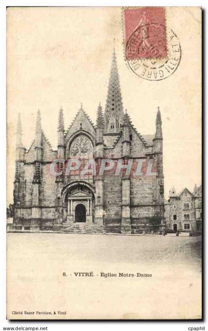 CPA Vitre Eglise Notre DAme