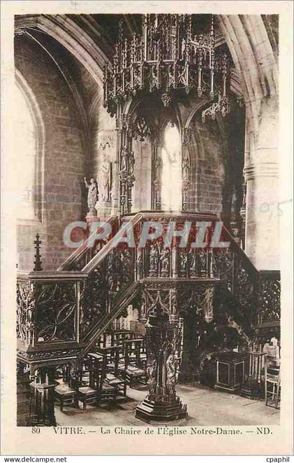 CPA Vitre Le Chaire de l'Eglise Notre Dame