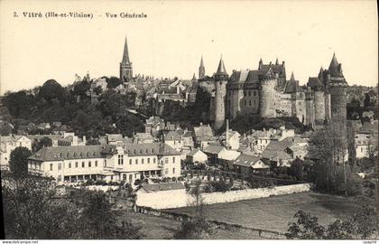 CPA Vitre Vue Generale