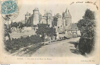 CPA Vitre Vue prise de la Route de Rennes