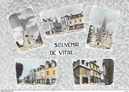 CPSM Souvenir Vitré Vues multiples