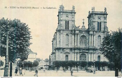 CPA Vitry le Francois (Marne) La Cathedrale
