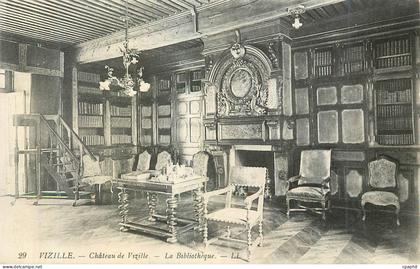 CPA Vizille Chateau de Vizille la Bibliotheque