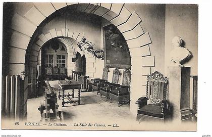 VIZILLE - Le Chateau - La Salle des Canons