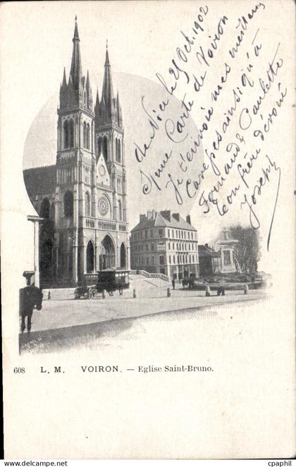 CPA Voiron Eglise Saint Bruno