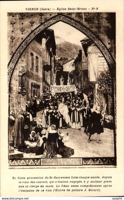 Voiron - Eglise Saint Bruno - CPA