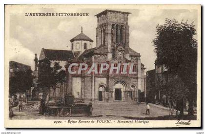 CPA Eglise Romane de Volvic Monument Historique