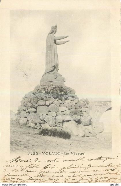 CPA Volvic La Vierge