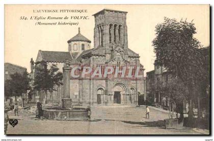 Puy de Dome- L'Eglise Romane de Volvic-Monument historique-CPA