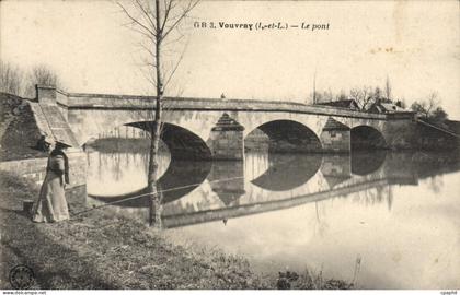 CPA Vouvray Le Pont