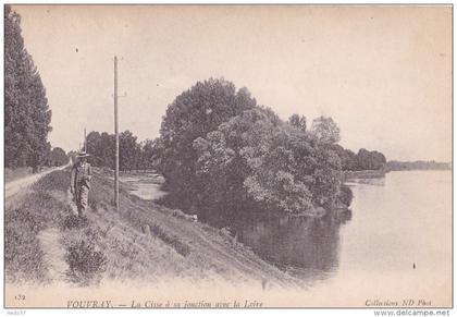 Vouvray - La Cisse à sa jonction avec la Loire