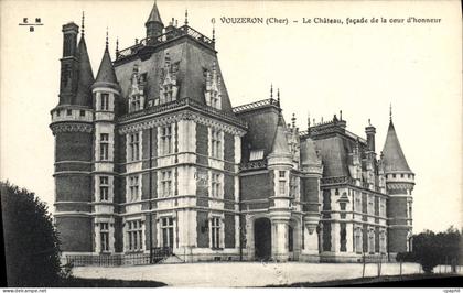 CPA VOUZERON le château