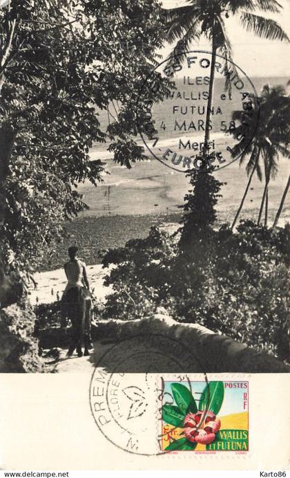 iles wallis et futuna * CP * voir CACHETS !!!