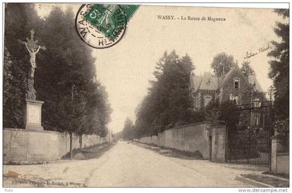 WASSY LA ROUTE DE MAGNEUX CHATEAU