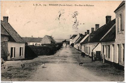 CPA Carte Postale France  Wissant Une rue de pêcheurs 1910 VM103115ok