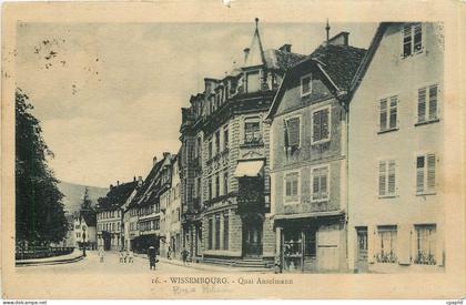 CPA Wissembourg Quai Anselmann