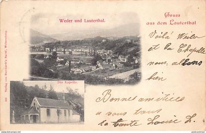 France - WISSEMBOURG (67) Weiler und Lauterthal - Ed. Burckardt
