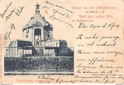 France - WOERTH (67)Monument de la Bataille de Frœschwiller-Wœrth du 6 août 1870