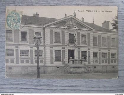 cpa Yerres(91)la mairie