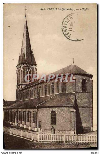 CPA Yerville L Eglise