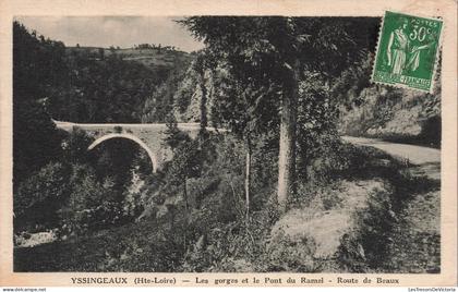FRANCE - Yssingeaux - Gorges - Pont du Ramel - Route de Beaux - CPA