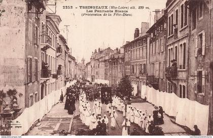 FRANCE - Yssingeaux - Pénitents Blancs - Cérémonie - Bâtiments - CPA