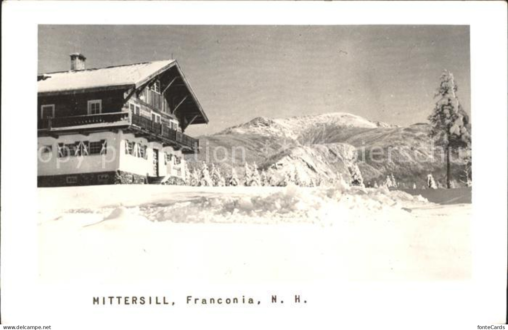 Franconia New Hampshire Mittersill Alpine Resort Wintersports
