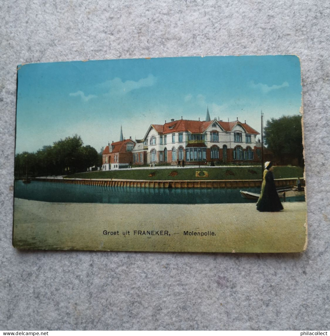 Franeker (Frl.) Groet uit - Molenpolle 1914 Nauta