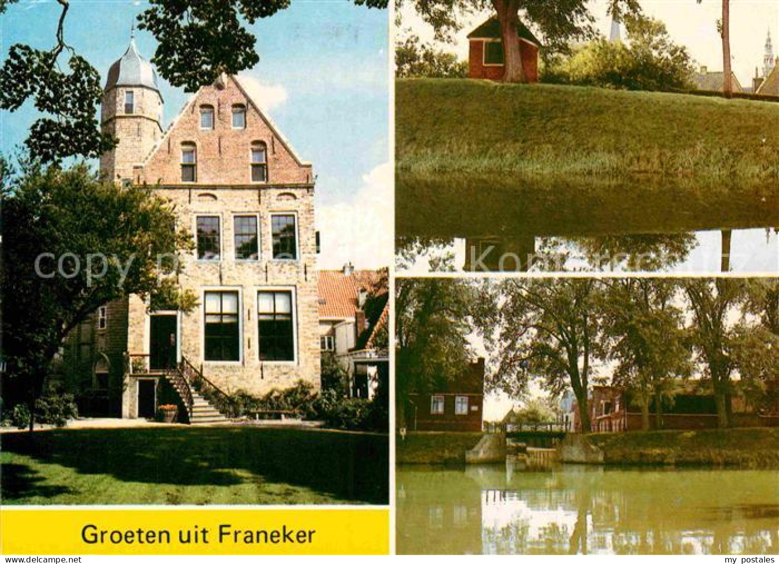 Franeker Martenahuis Partie am Fluss