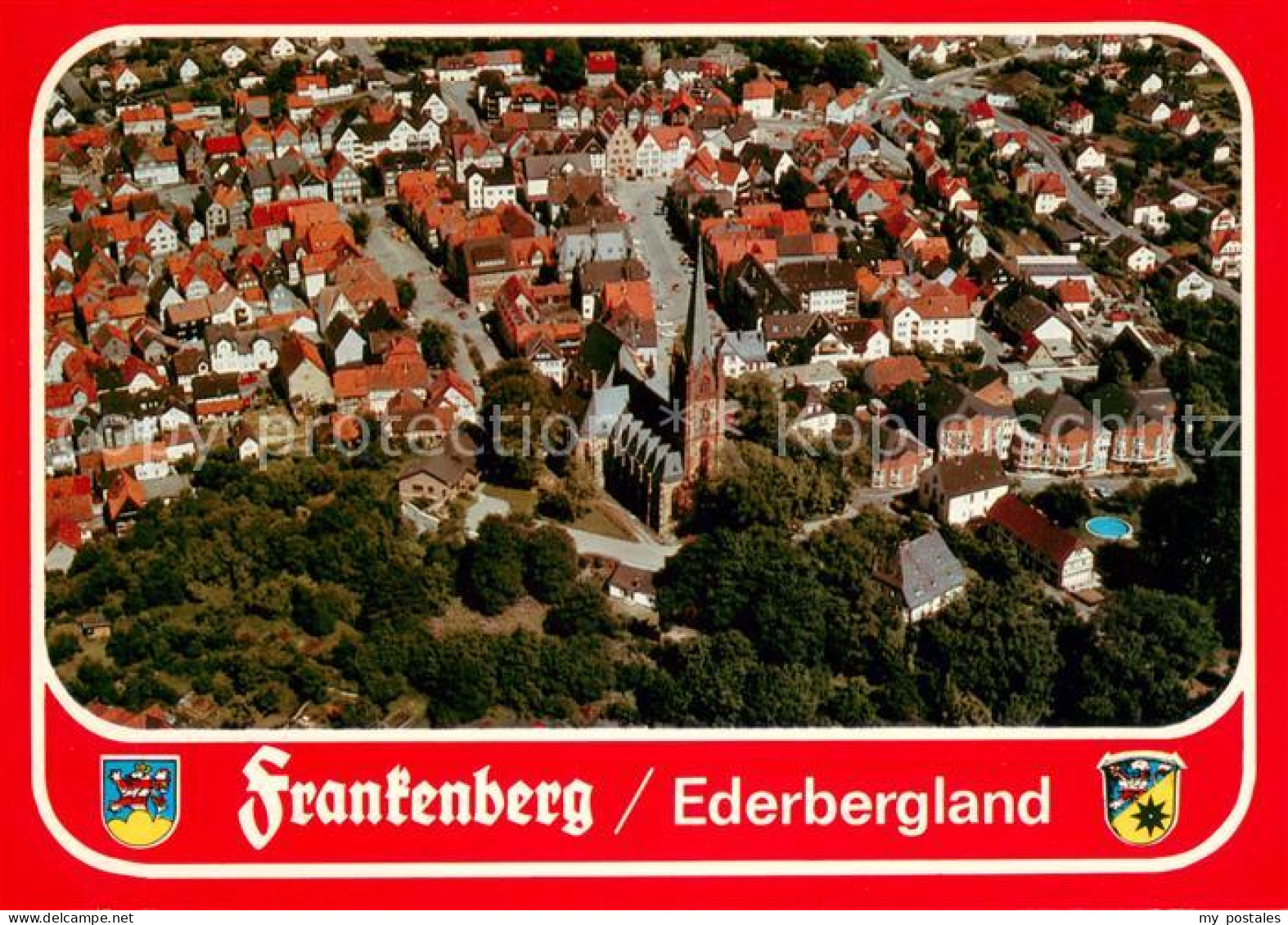 Frankenberg Eder Fliegeraufnahme