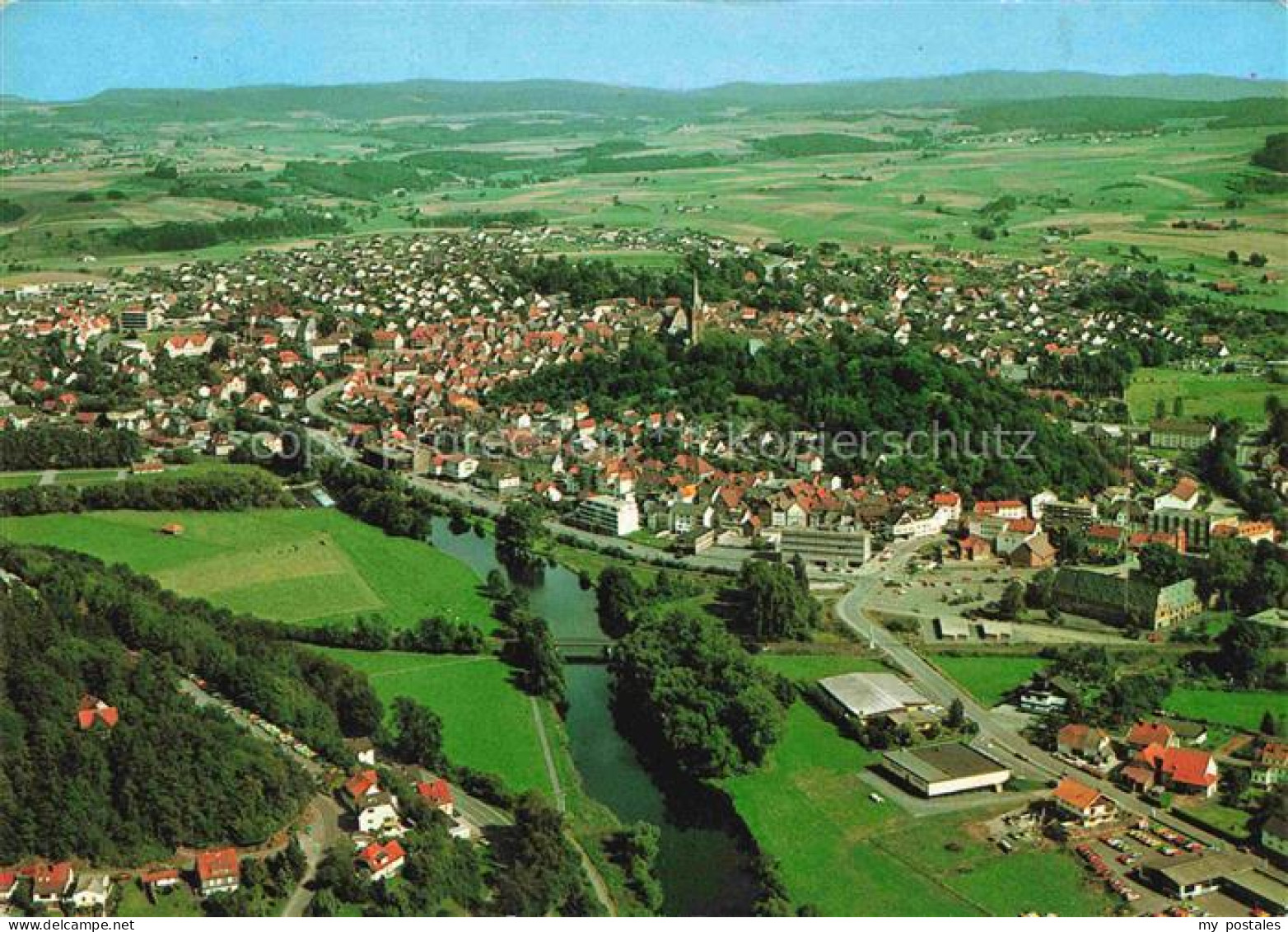 Frankenberg  Eder Panorama Historische Stadt an der Eder